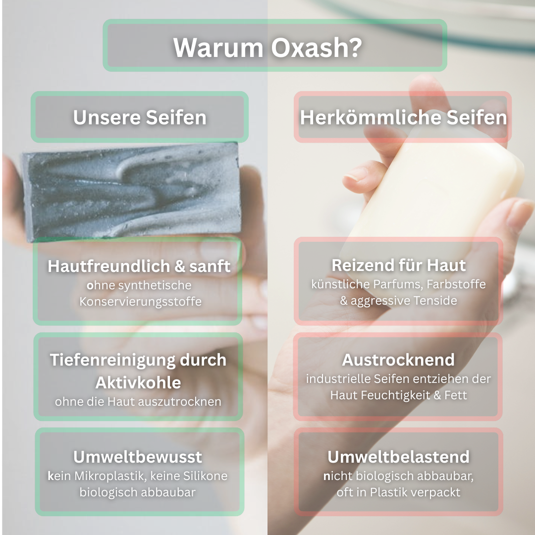 Körperseife Holzkohle Pur